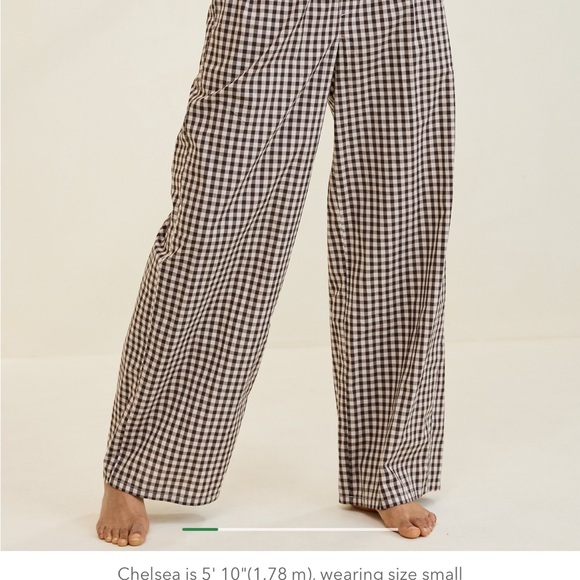 Aerie poplin top and bottoms - Picture 5 of 9